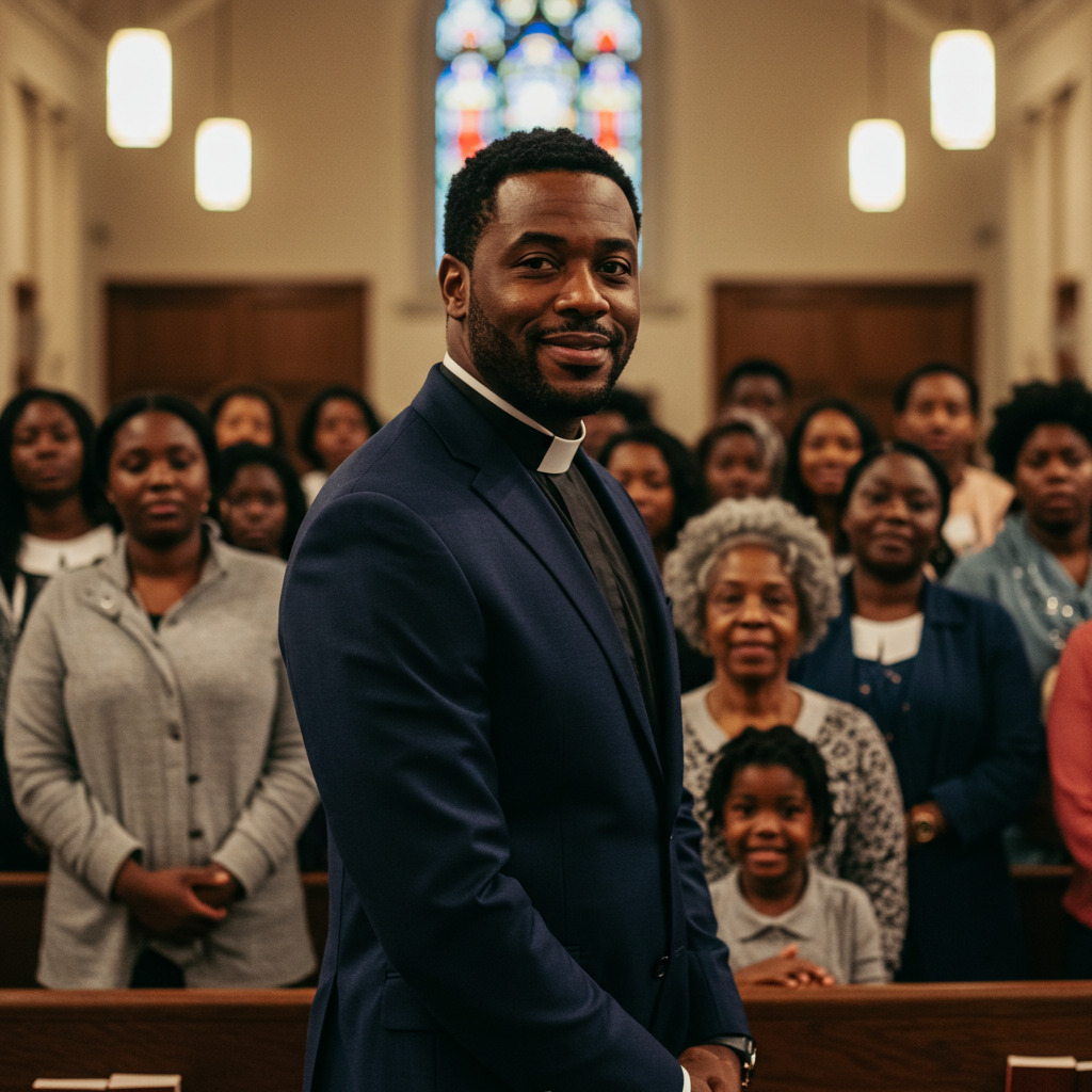 An-African-American-minister-and-congregation