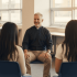 A clergyman in a group counseling situation