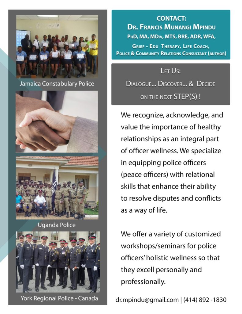 A poste of groups of uniformed persons showing several images