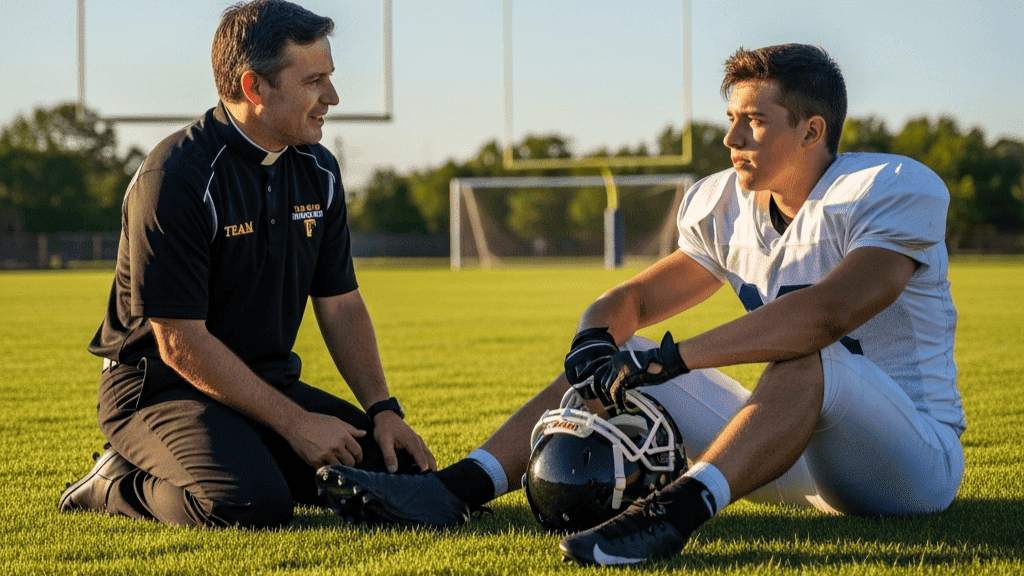 Image representing Christian Sports Chaplaincy, showing athletes.