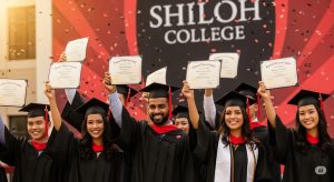 A group of happy graduates representing a highly respected degree