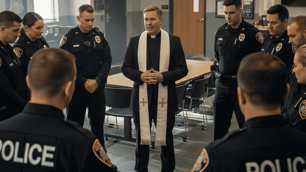 Image representing Law Enforcement and First Responder Chaplaincy.